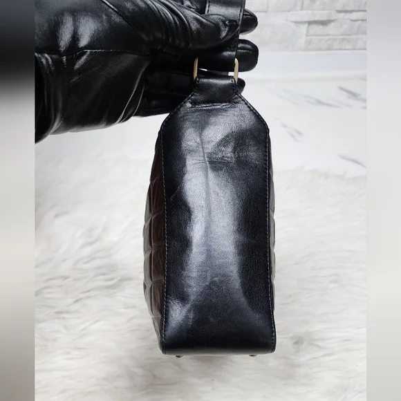 Chanel Black Chocolate Bar LeatherShoulder - Picture 9 of 14